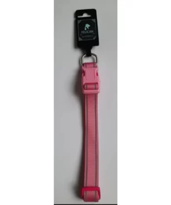 FELICAN COLLIER CHIEN ROSE 2.5CM