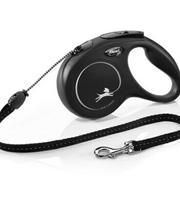LEASH FLEXI CORD M 5 BLACK