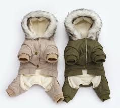 Manteau à capuche Beige pour petit chien