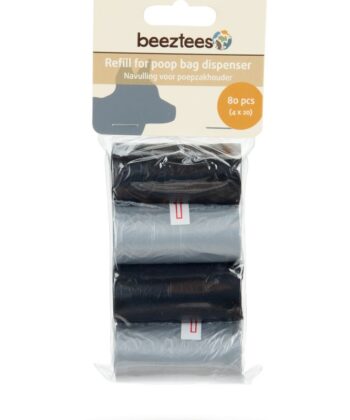 SAC DE DECHET NOIR/GRIS 4 ROULEAUX DE 20 SAC