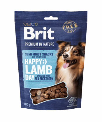 Brit Premium By Nature friandises tendres à l'Agneau et à l'Argousier 180g