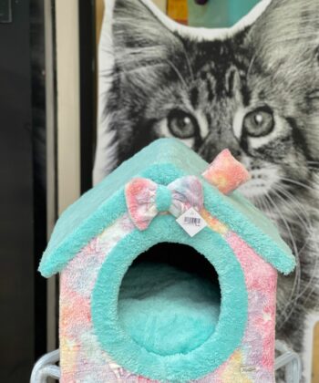 MAISON POUR CHAT COLOREE