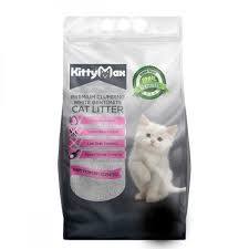 KITTY MAX LITIERE AGGLOMERANTE BABY POWDER 5L