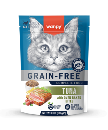 Wanpy Croquettes Sans Céréales au Thon pour Chat Adulte 500g