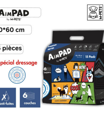 AimPad Tapis Absorbants Spécial Dressage 60*90 - 15 pièces