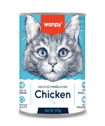 Wanpy Pudding au Poulet pour Chat 375g