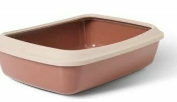 BAC A LITIERE IRIZ 50 AVEC BORD ROUGE TOSCANE