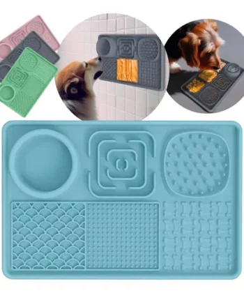 Tapis à Lécher en Silicone Alimentaire pour Animaux