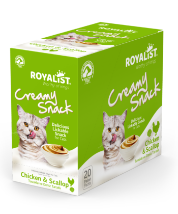 ROYALIST CREAMY SNACK CHIKEN&SCALLOP 15G