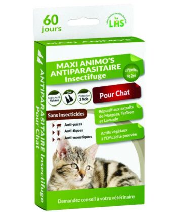 INSECTIFUGE CHAT MAXI ANIMO'S 2*2 ML