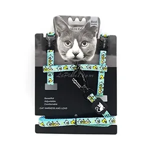HARNAIS + LAISSE POUR CHAT YABEIBI 1.5 CM