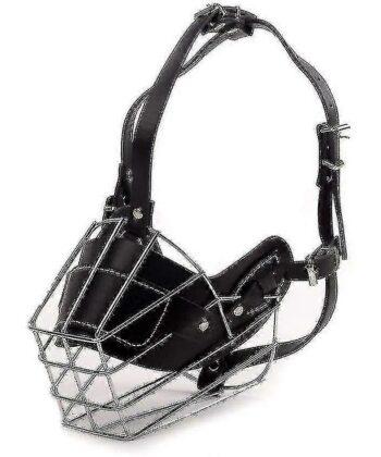 MUSELIERE CUIR + GRILLAGE T4