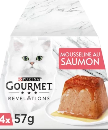 Gourmet Révélations Mousselines au Saumon 4x57 g